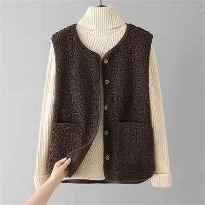 Chloe | Fleece Vest for Cold Days and Outdoor Activities
