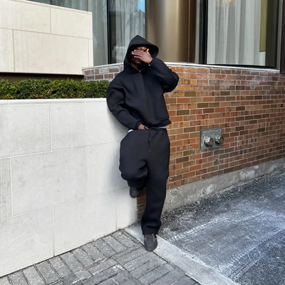 Darren | Jogger & Hoodie Set in Trendy Streetwear Look