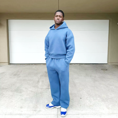 Darren | Jogger & Hoodie Set in Trendy Streetwear Look