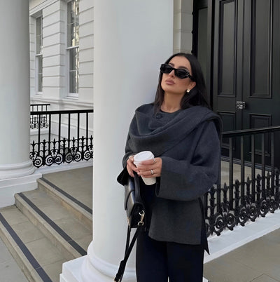 YARA | Viral Hooded Cape Coat in One Size