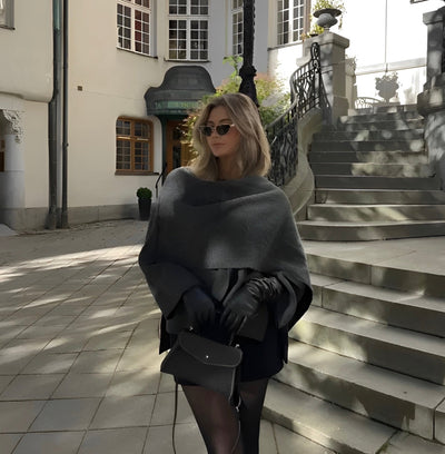 YARA | Viral Hooded Cape Coat in One Size