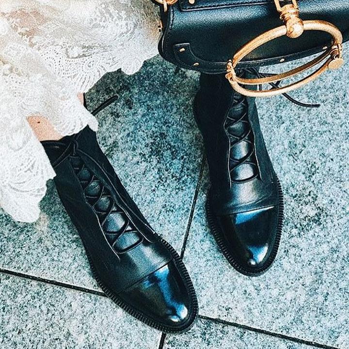 Venus | Premium Boots with High Block Heel