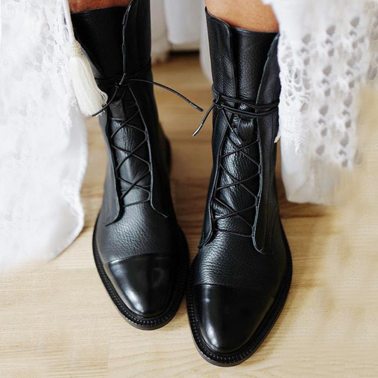 Venus | Premium Boots with High Block Heel