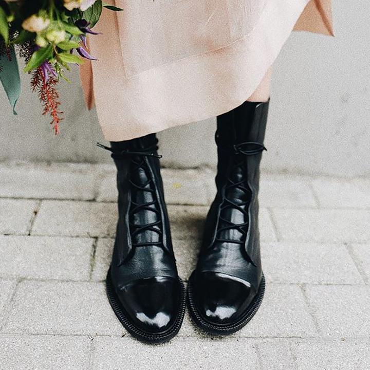 Venus | Premium Boots with High Block Heel
