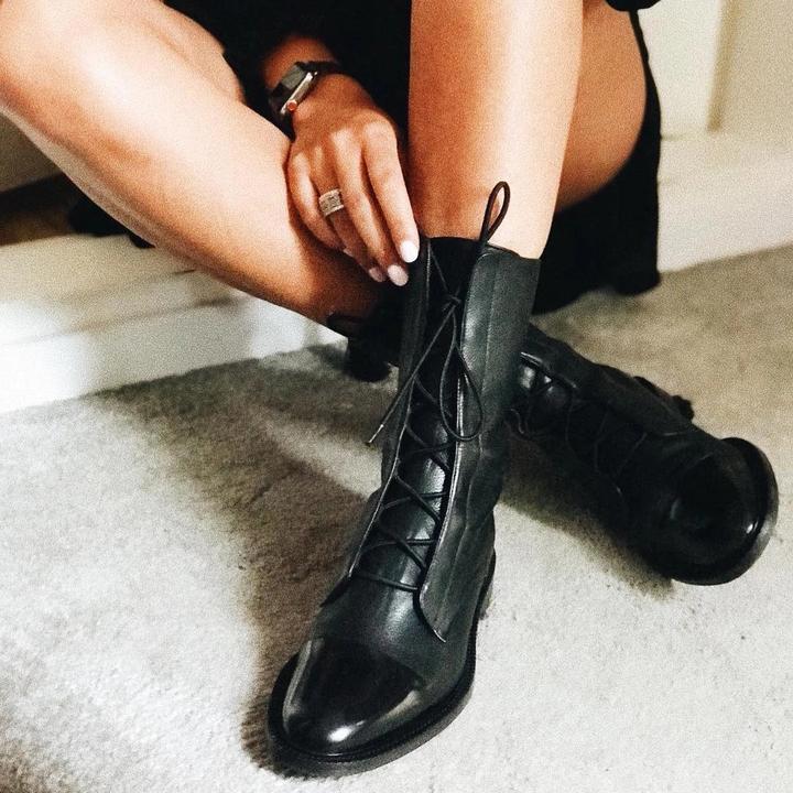 Venus | Premium Boots with High Block Heel