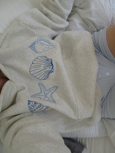 Maya | Oversized Hoodie – Coastal Fog Unisex Style