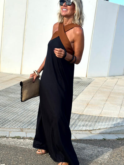 ARLETTE | Elegant Dress with Open Back Design