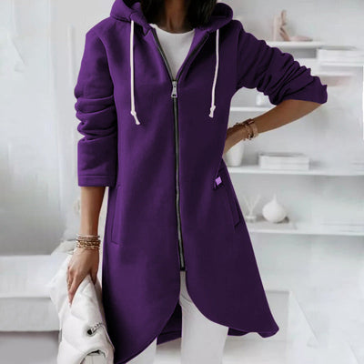 Talia | Super Comfy Practical Zip Sweatshirt Jacket