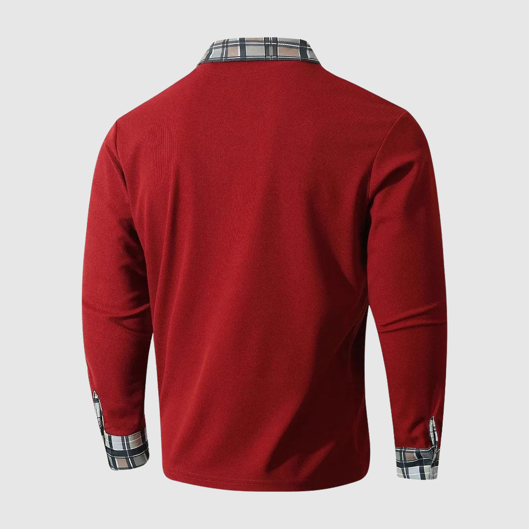 Jonas | Modern Long-Sleeve Shirt with Classic Collar