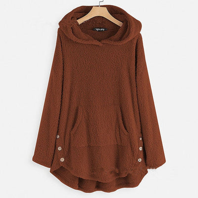 Stella | Fluffy Winter Hoodie with Warm Hood