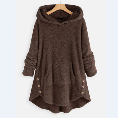 Stella | Fluffy Winter Hoodie with Warm Hood