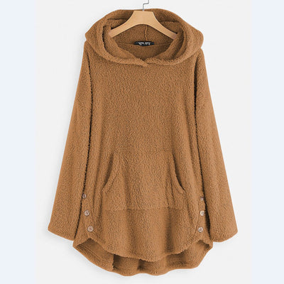 Stella | Fluffy Winter Hoodie with Warm Hood