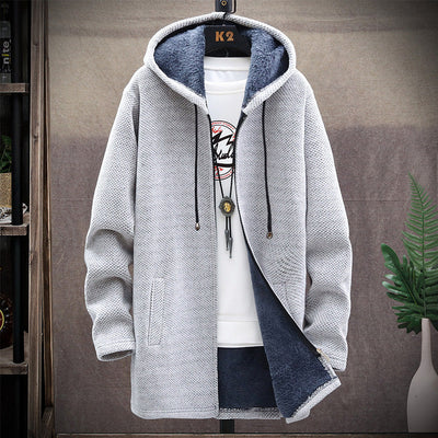 Darian | Warm Knit Jacket with Zipper Closure