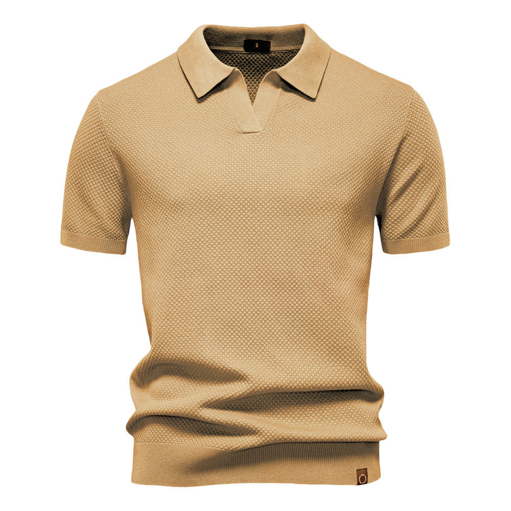 RENOIR | Textured Polo Shirt for Men