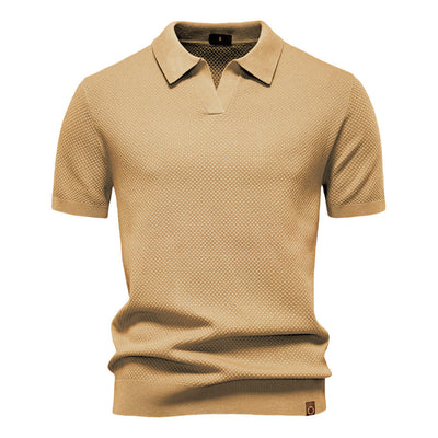 RENOIR | Textured Polo Shirt for Men