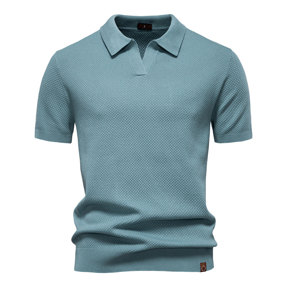 RENOIR | Textured Polo Shirt for Men