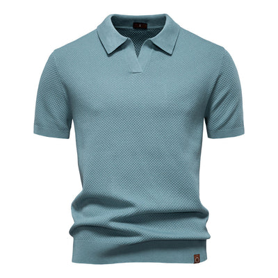 RENOIR | Textured Polo Shirt for Men