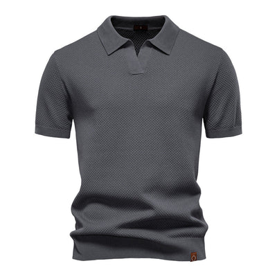 RENOIR | Textured Polo Shirt for Men