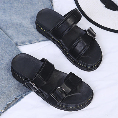 MIREYA | Comfortable Summer Platform Sandals with Buckle
