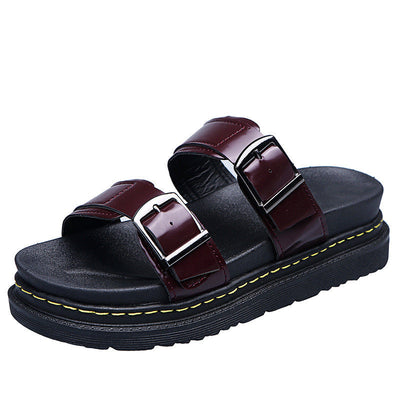 MIREYA | Comfortable Summer Platform Sandals with Buckle