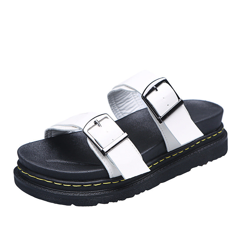 MIREYA | Comfortable Summer Platform Sandals with Buckle