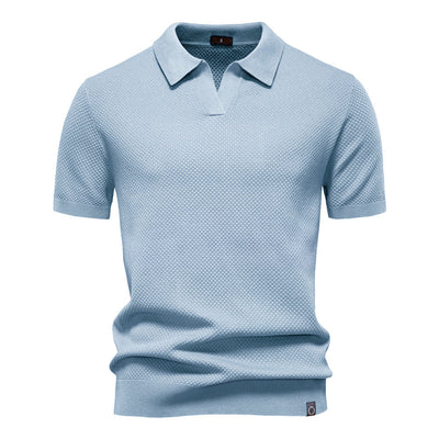 RENOIR | Textured Polo Shirt for Men