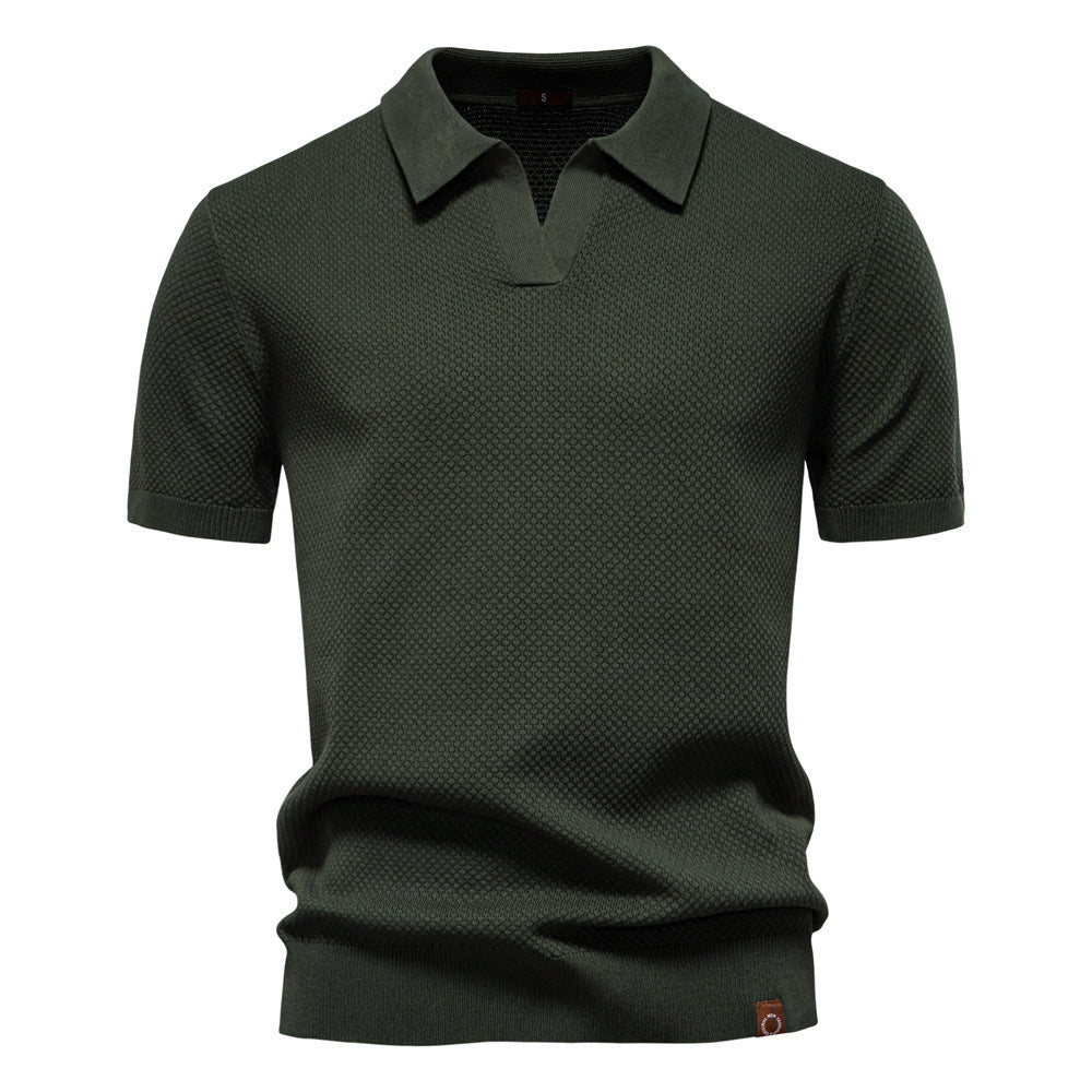RENOIR | Textured Polo Shirt for Men