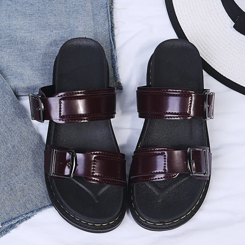 MIREYA | Comfortable Summer Platform Sandals with Buckle