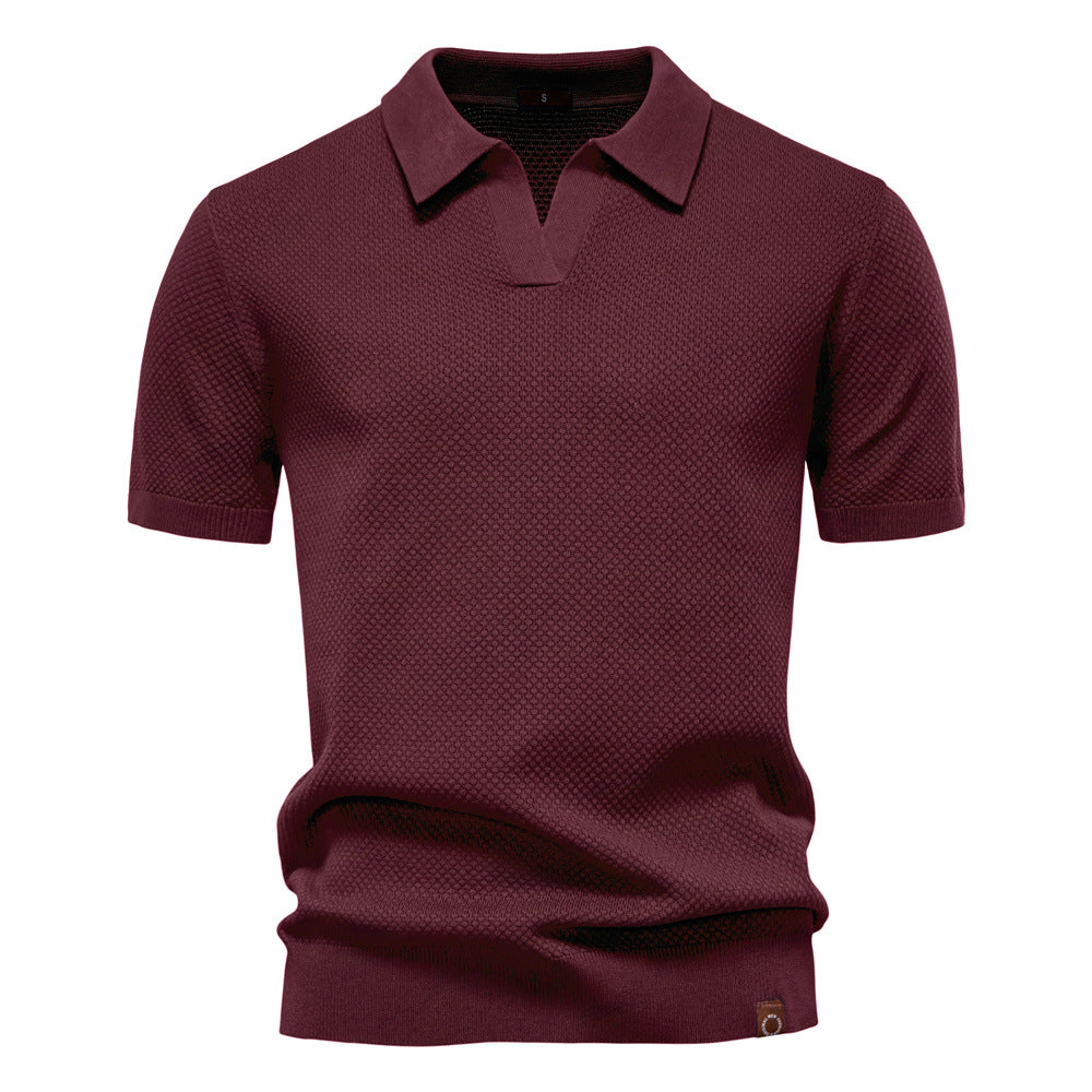 RENOIR | Textured Polo Shirt for Men