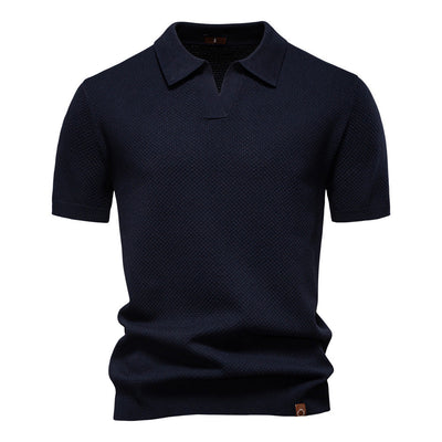 RENOIR | Textured Polo Shirt for Men