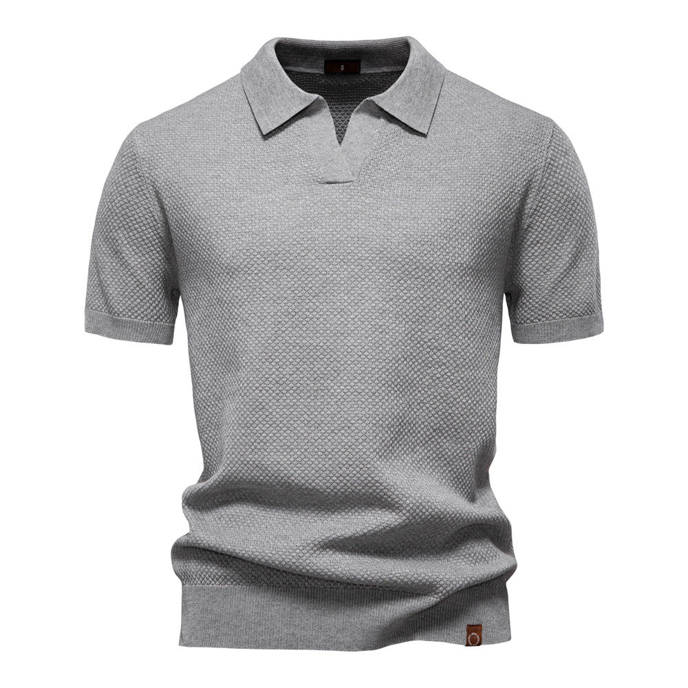 RENOIR | Textured Polo Shirt for Men