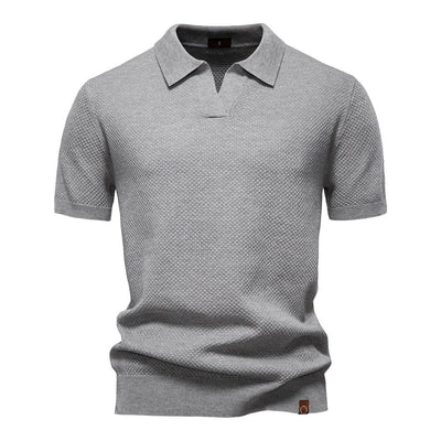 RENOIR | Textured Polo Shirt for Men