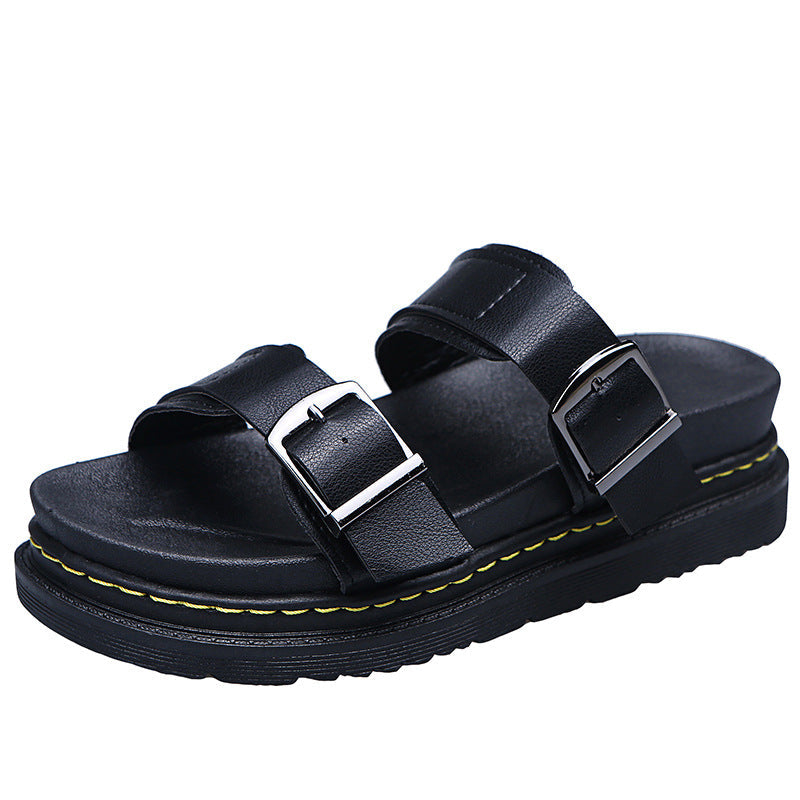 MIREYA | Comfortable Summer Platform Sandals with Buckle