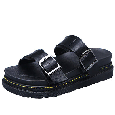 MIREYA | Comfortable Summer Platform Sandals with Buckle