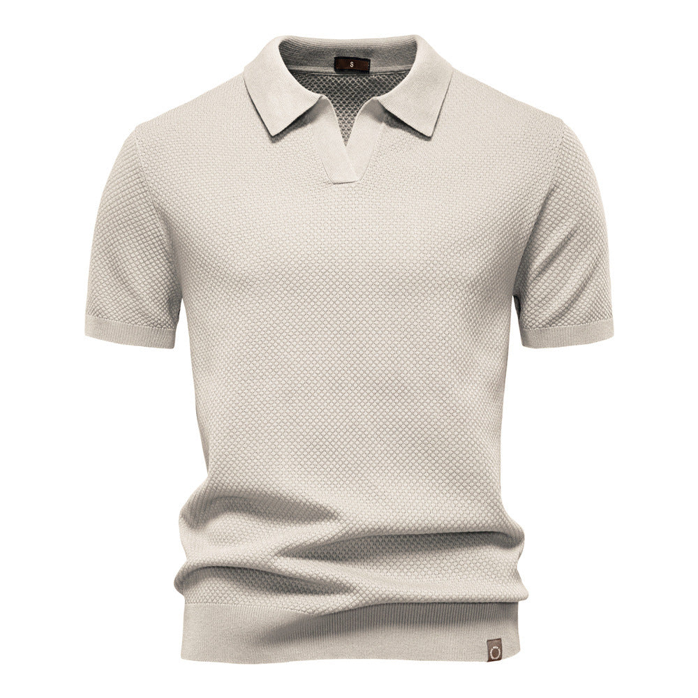 RENOIR | Textured Polo Shirt for Men