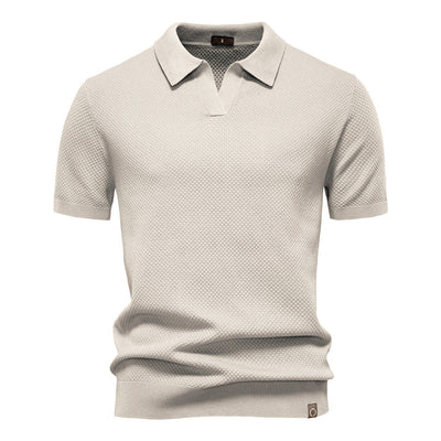 RENOIR | Textured Polo Shirt for Men