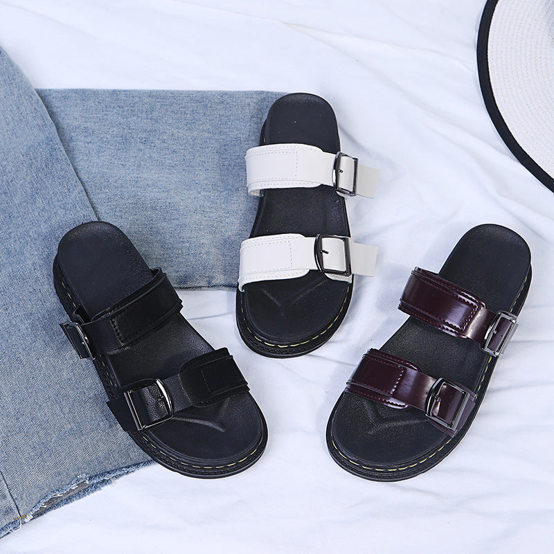 MIREYA | Comfortable Summer Platform Sandals with Buckle