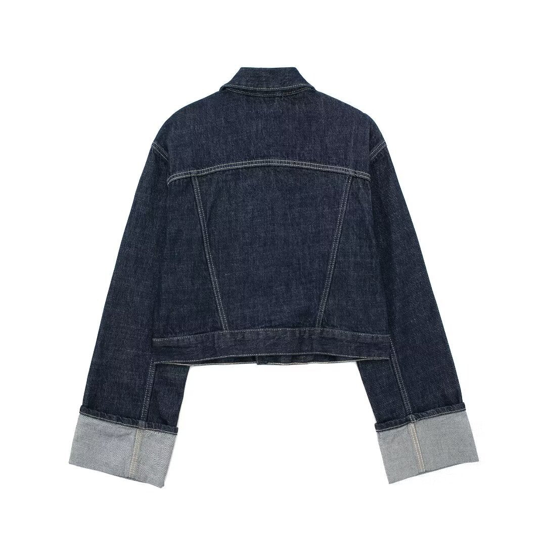 Lena | Casual Women’s Jacket with Roll-Up Sleeves