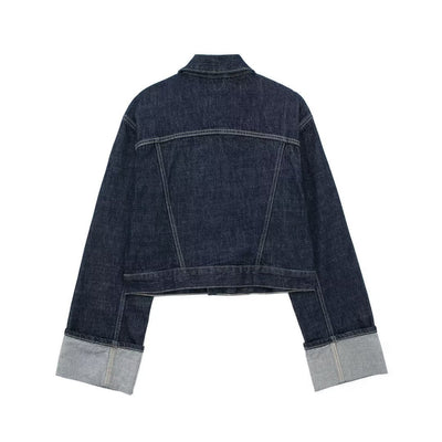 Lena | Casual Women’s Jacket with Roll-Up Sleeves