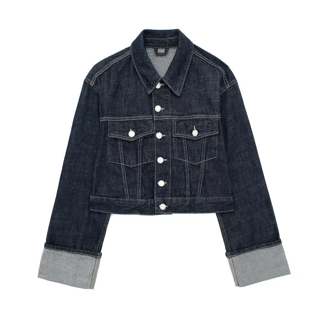 Lena | Casual Women’s Jacket with Roll-Up Sleeves