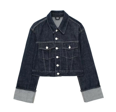 Lena | Casual Women’s Jacket with Roll-Up Sleeves