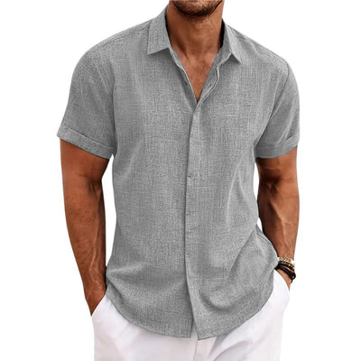 ChicShirt | Men's Linen Shirt in Solid Colors