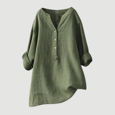 ELINA | Breezy Comfortable Button-Up Shirt for Women