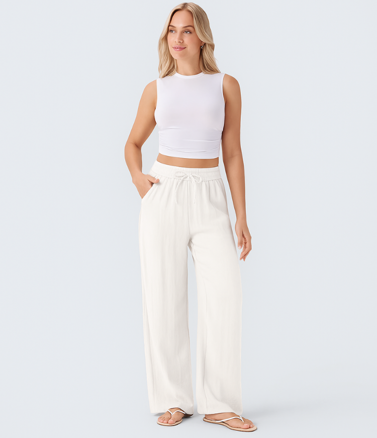 Vivian | Comfortable Women’s Linen Pants for Warm Days