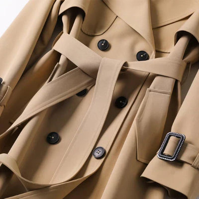 ISLA | Classic Belted Trench Coat for Women