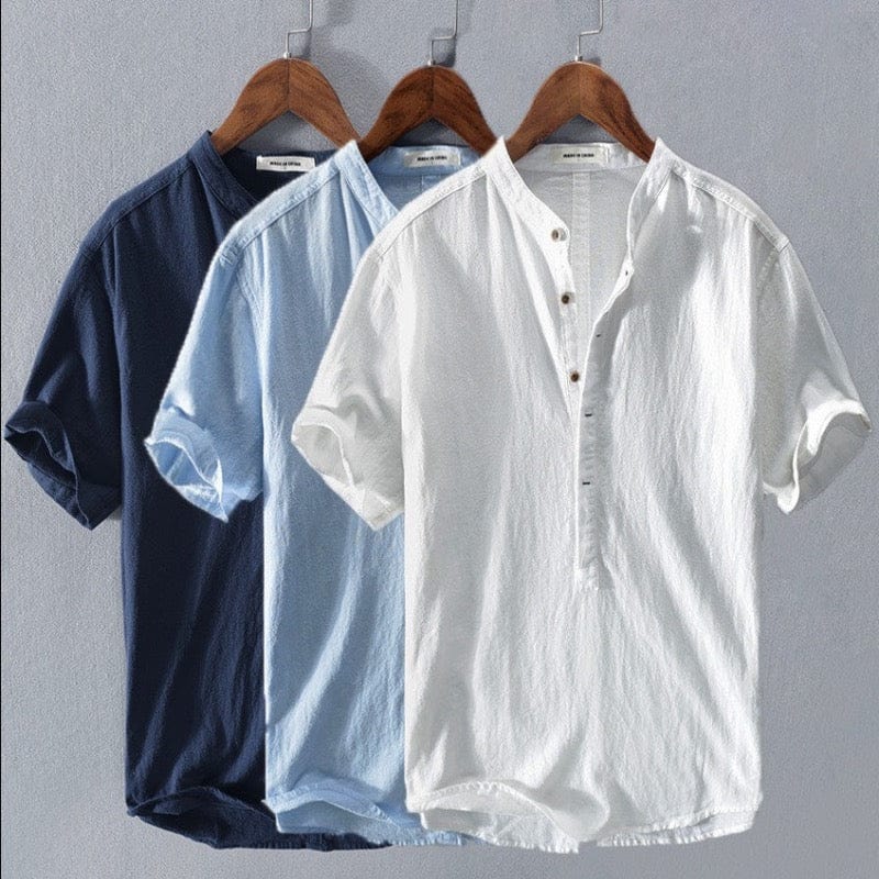 Luca Sanford Linen Shirt for Light Summer Looks with Classic Flair