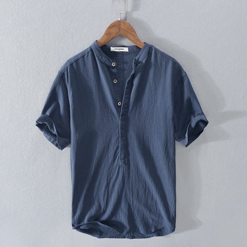 Luca Sanford Linen Shirt for Light Summer Looks with Classic Flair
