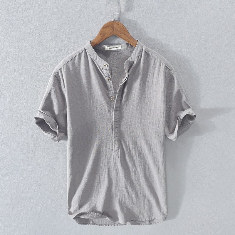 Luca Sanford Linen Shirt for Light Summer Looks with Classic Flair