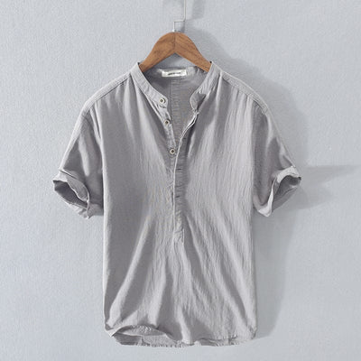 Luca Sanford Linen Shirt for Light Summer Looks with Classic Flair