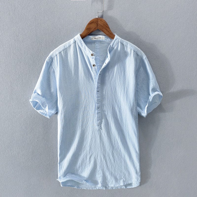 Luca Sanford Linen Shirt for Light Summer Looks with Classic Flair